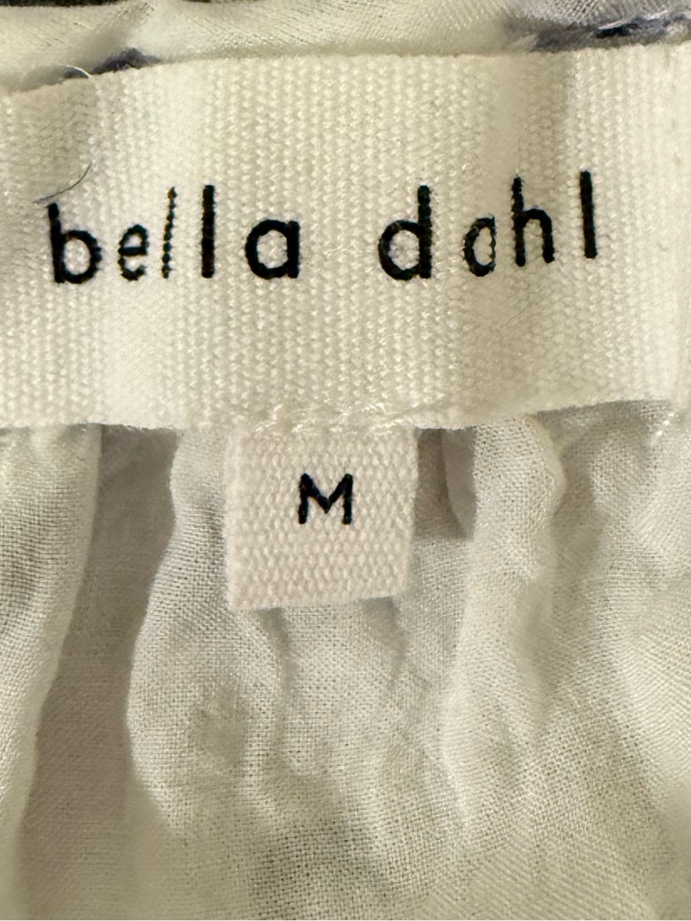 NWOT Bella Dahl Alisha Halter Dress with Navy Dot Print - Size Medium - Picture 2 of 5